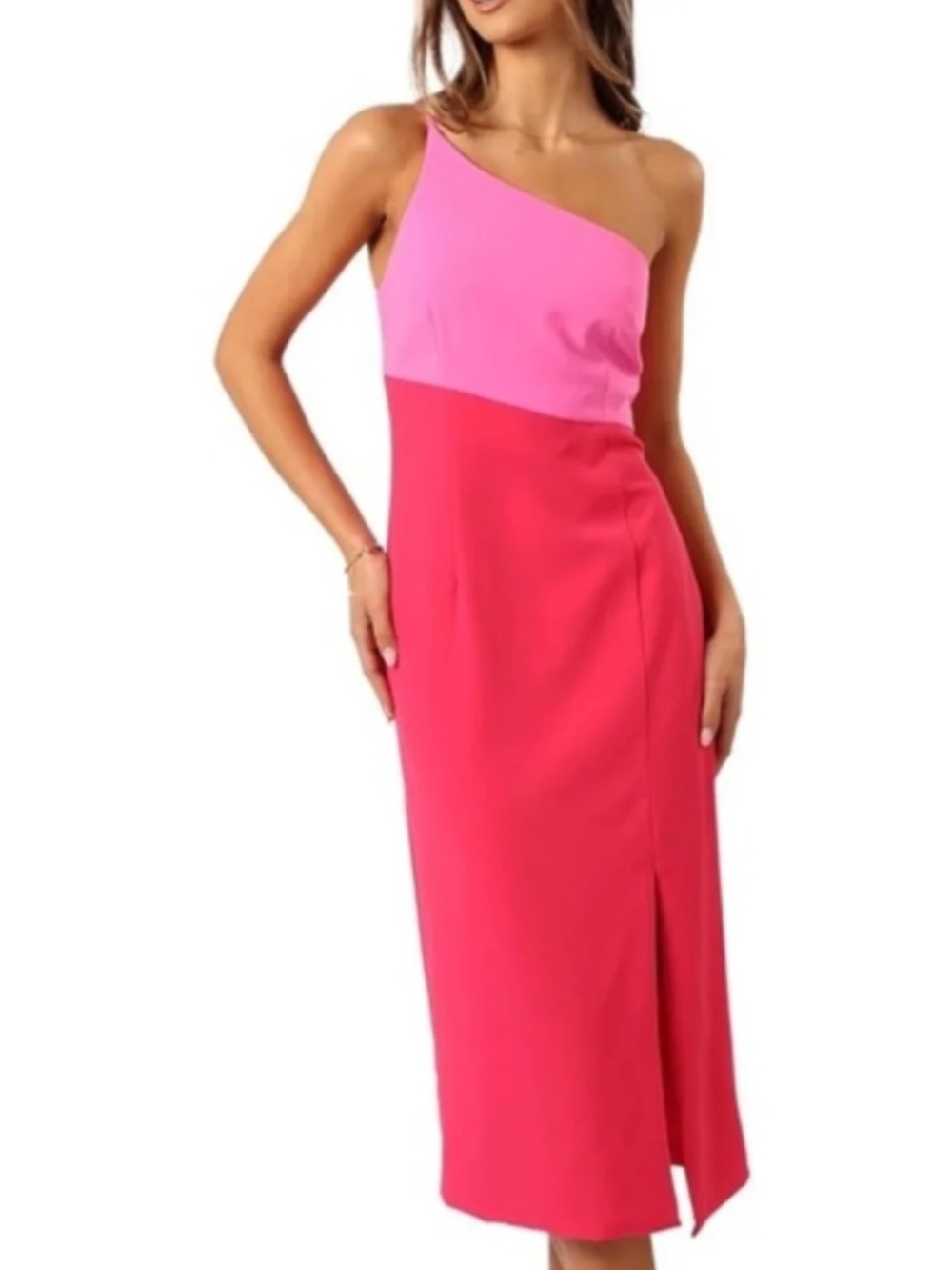 NWT Petal & Pup Xiomar Dress in Two Tone Pink Size: 6